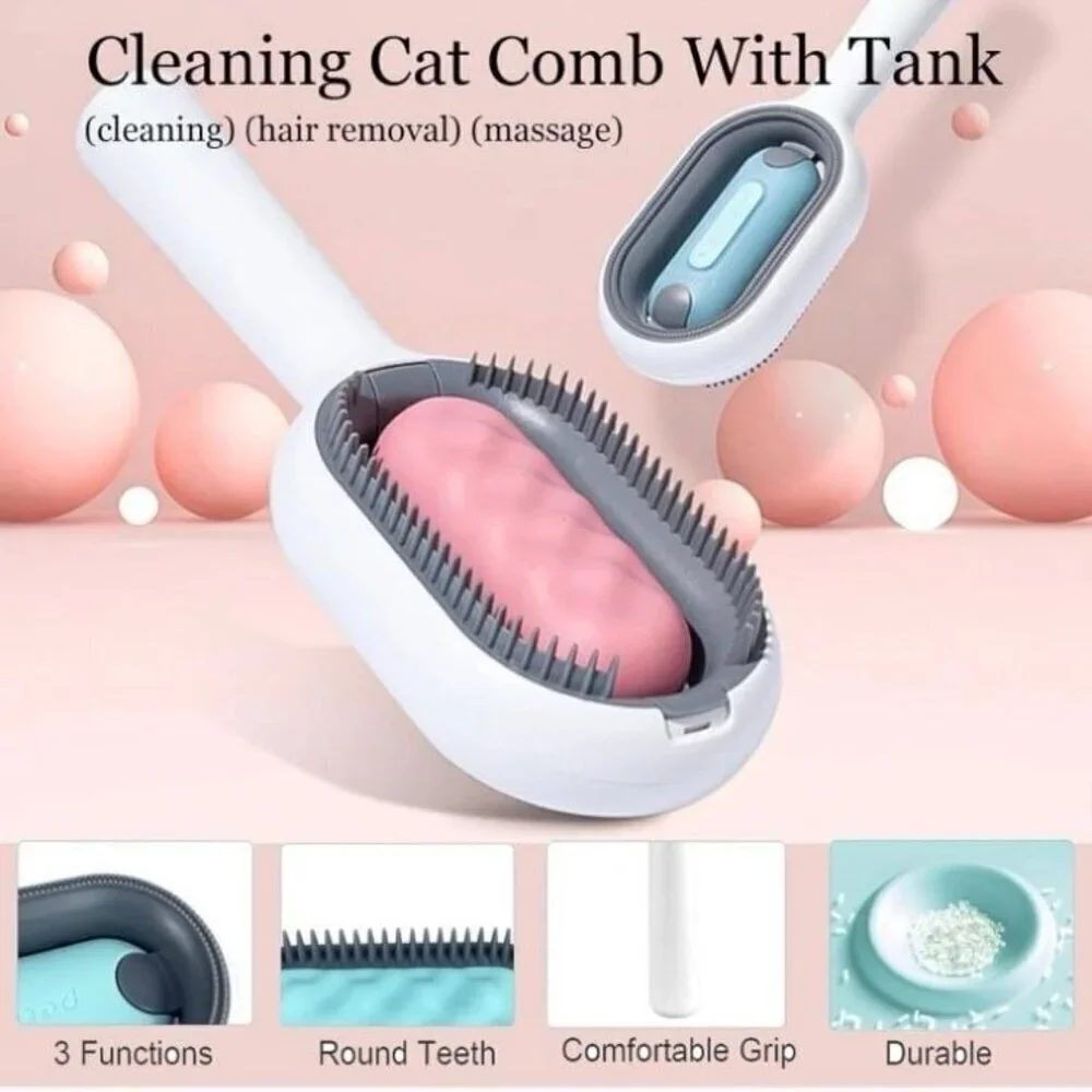Pet Grooming Comb Kit for Long & Short Haired Cats & Dogs
